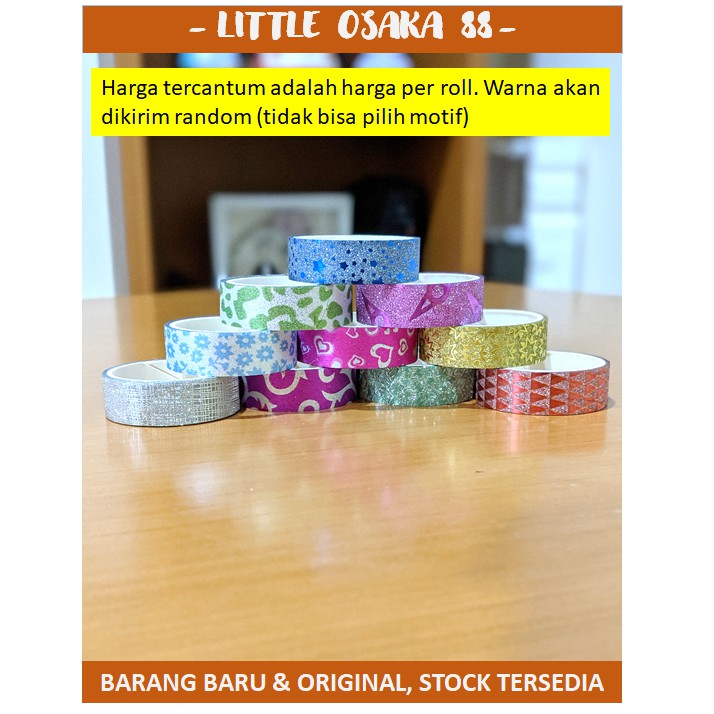 Selotip Solatip Tape Isolasi Karakter Motif Lucu 1,5cm x 2m