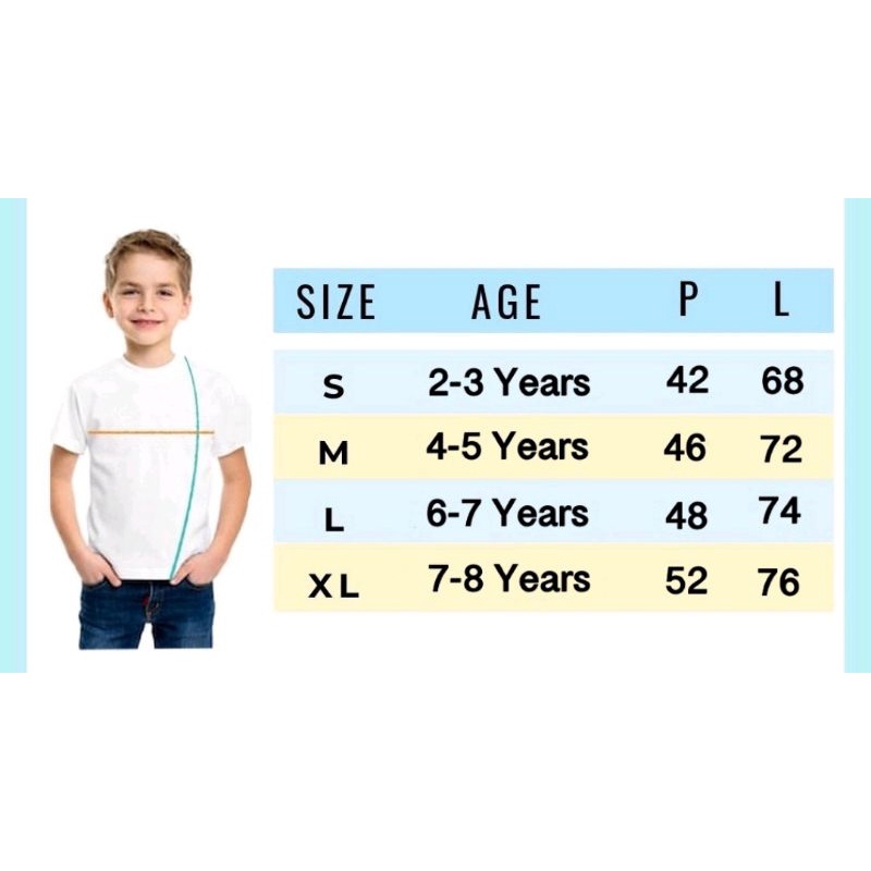 KAOS POLOS ANAK UNISEX/KAOS ANAK PEREMPUAN LAKI LAKI/TSHIRT/LEHER-V