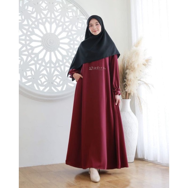 GAMIS POLOS PREMIUM/GAMIS DAHLIA BY SHADIRA READY STOCK/GAMIS WOLFIS MURAH