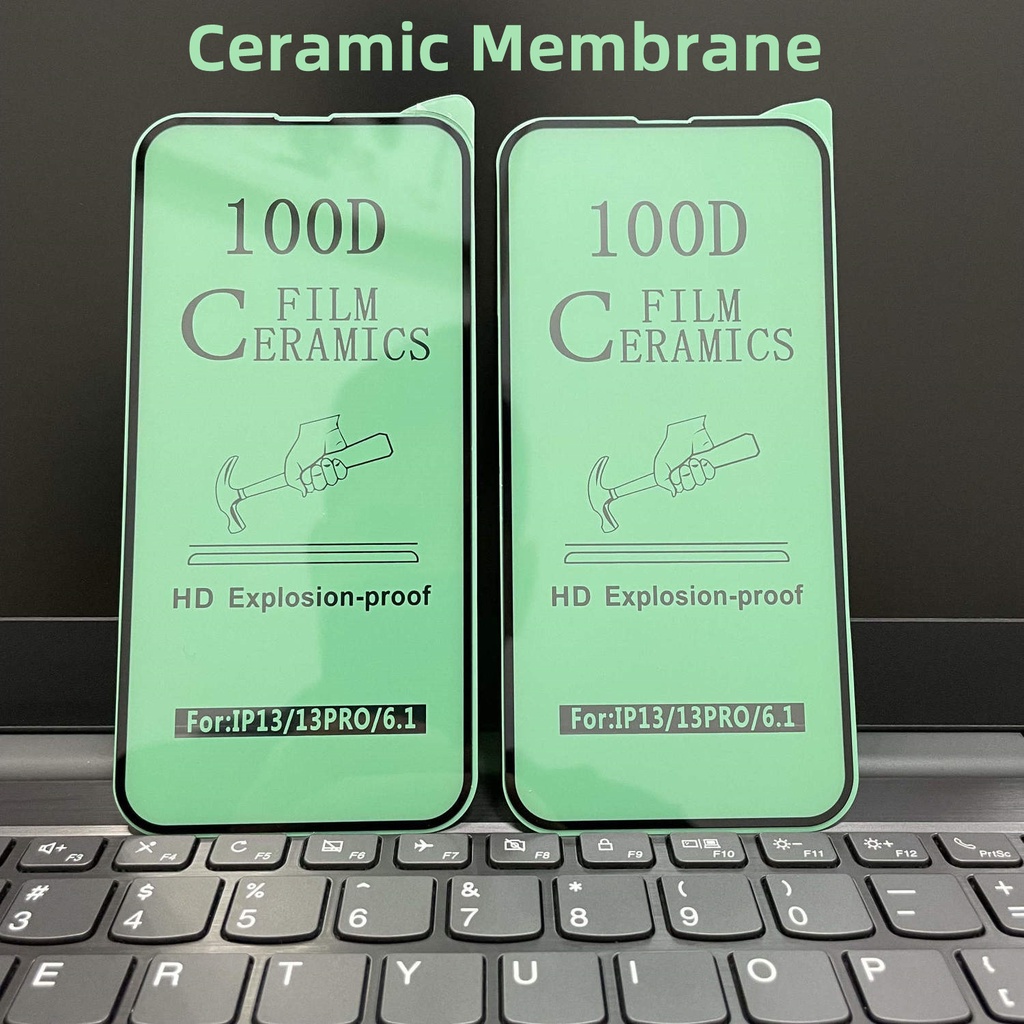 100d HD Membran Keramik Tempered Glass Screen Protector Untuk iphone 13 12 11 Pro Max 13 12 Mini X XS XR XS Max HD Pelindung Layar Untuk Iphone6 7 8 Plus