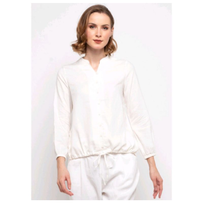 TRISET Belle Blouse Atasan Putih Harga Normal 399.000