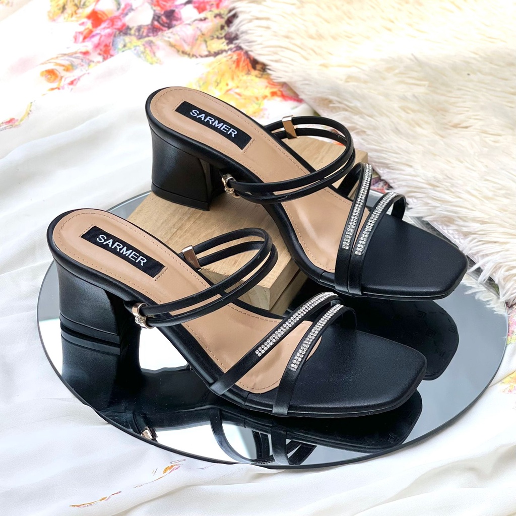 SARMER - ROSALIND HEELS BLACK