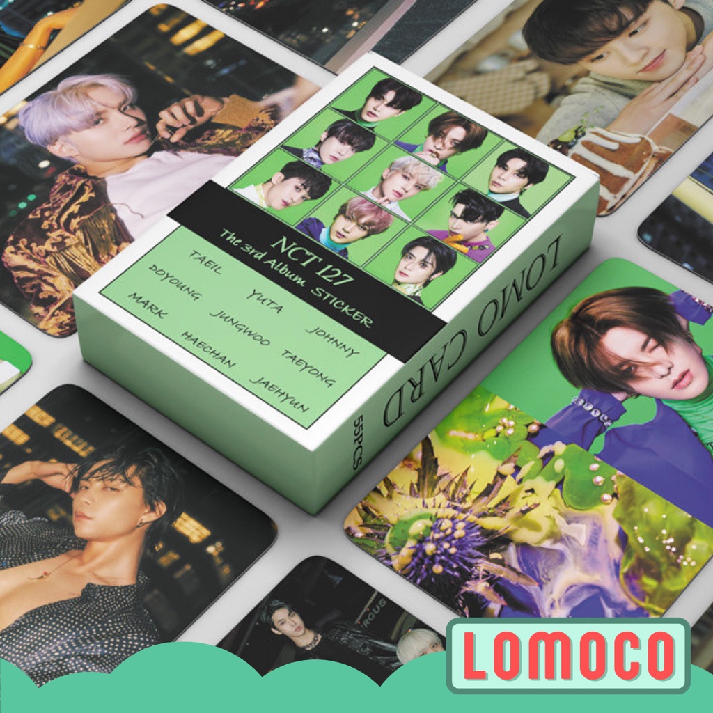 [COD] LOMO Card 54 pcs KPOP NCT 127 2021 STICKER 3dr Album Photocards Kartu Koleksi