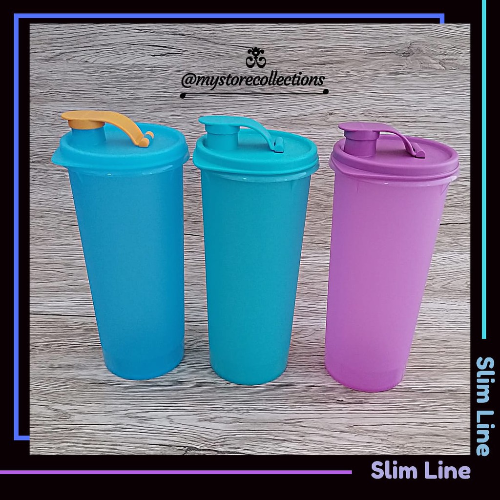 Slim Line 1l (1 Pcs) Botol Minum Tupwr