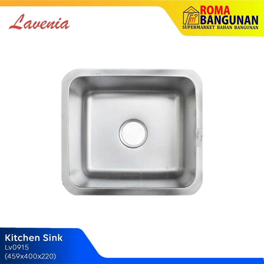 Lavenia Kitchen Sink / Bak Cuci Piring Stainless Steel / BCP LV 0915 LV0915 LV-0915