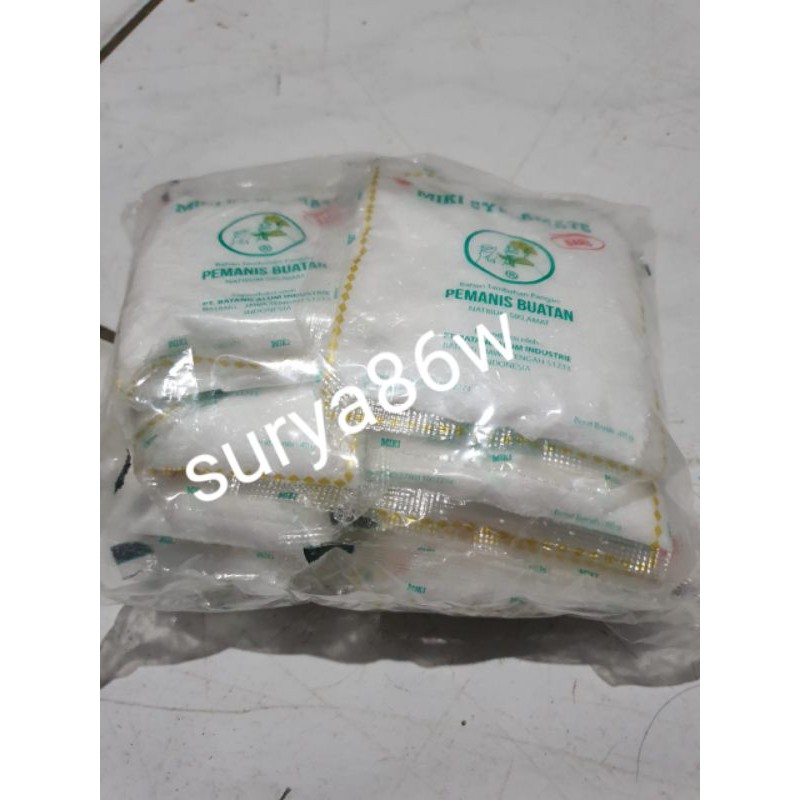 

1pak sarimanis miki - pemanis buatan tambahan pangan natrium siklamat