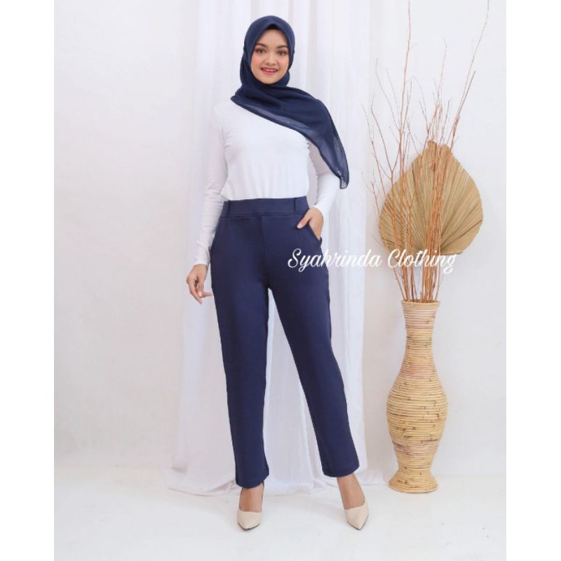 CELANA PANTS SCUBA PREMIUM CELANA PANJANG KERJA