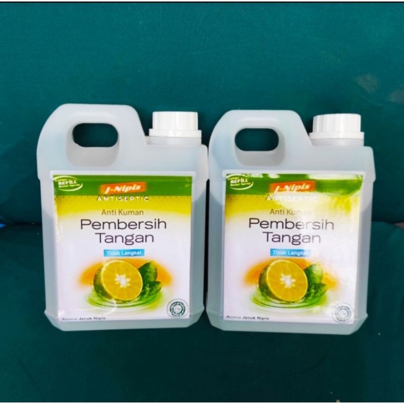 Antis Hand sanitizer Cair - Spray - ORIGINAL  - Refill 1 Liter