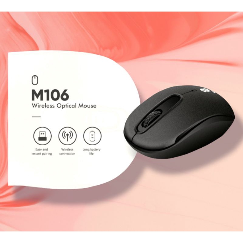 mouse wireles optical nipontech m106 original murah