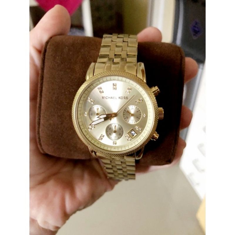 JAM TANGAN WANITA MICHAEL KORS GOLD MK5676 | MK 5676 ORIGINAL