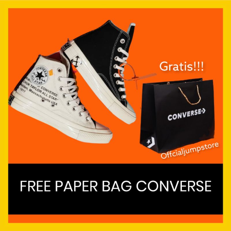 [BISA COD] CONVERSE 70'S X OFFWHITE PREMIUM