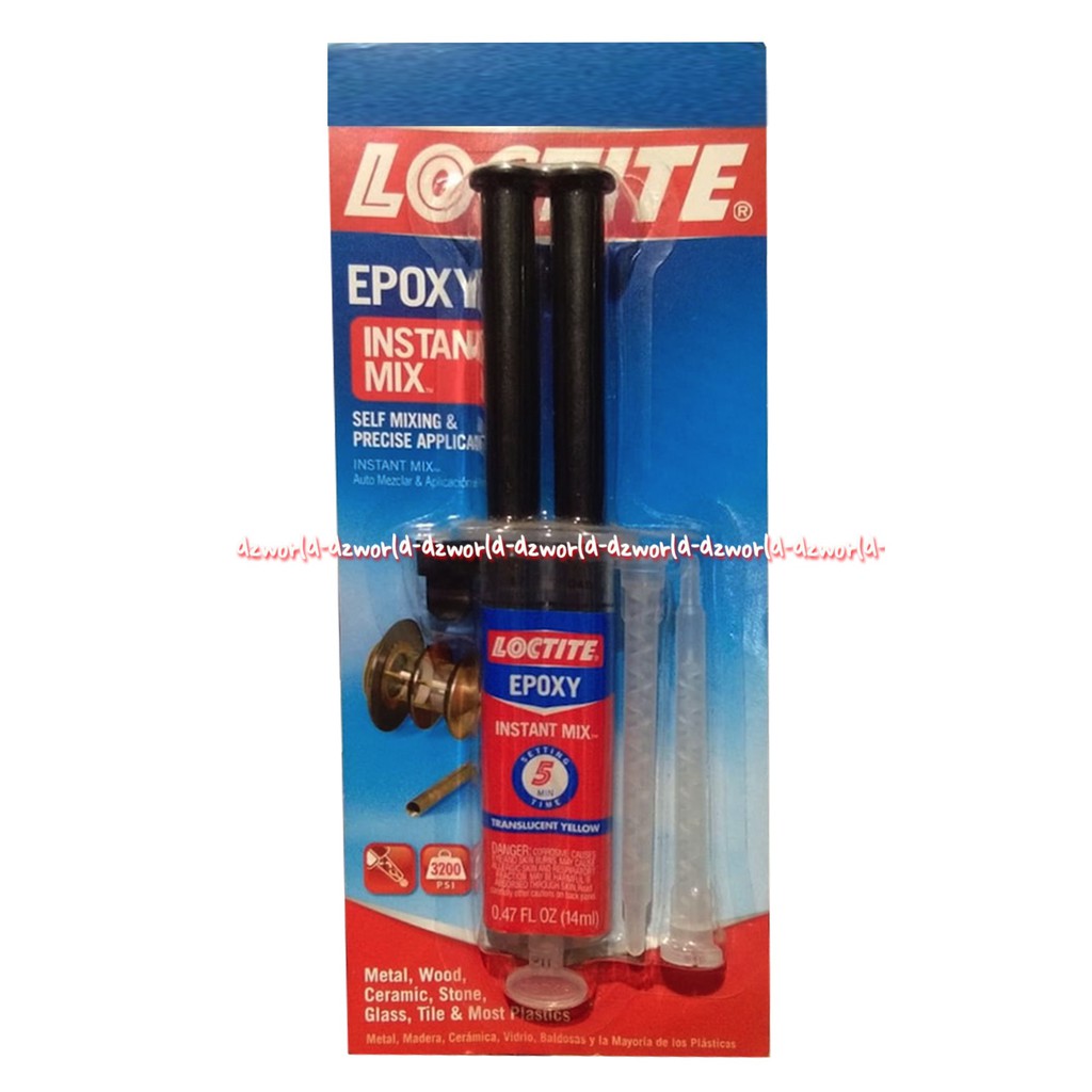 Loctite Epoxy Instant Mix 14ml Lem Serbaguna Perekat Multifungsi Loctitte Loktite Loktait Glue Epoxi Epoksi