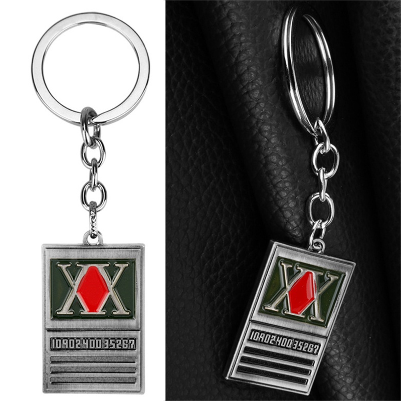 Hunter X Hunter Keychain, Metal Pendant Keyring For Bags, Keys And Pencil Cases