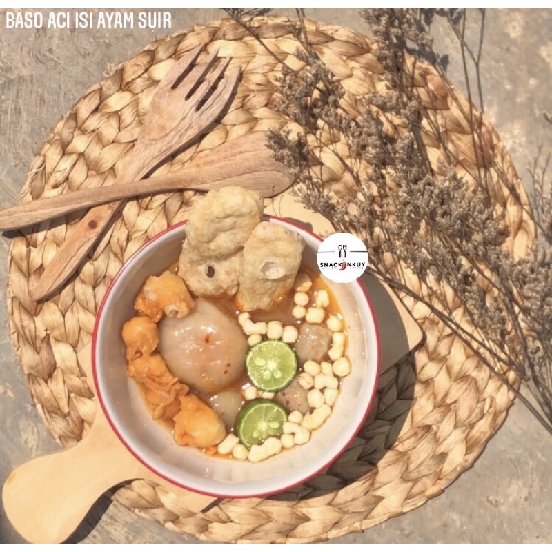

Baso Aci Ayam suir Boci Baso Aci Nyakrek Baso Aci tulang Rangu Baso aci Tetelan Mercon