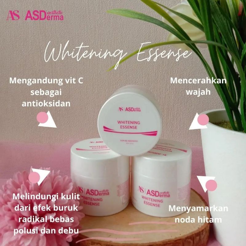 Whitening Essense Asderma krim malam