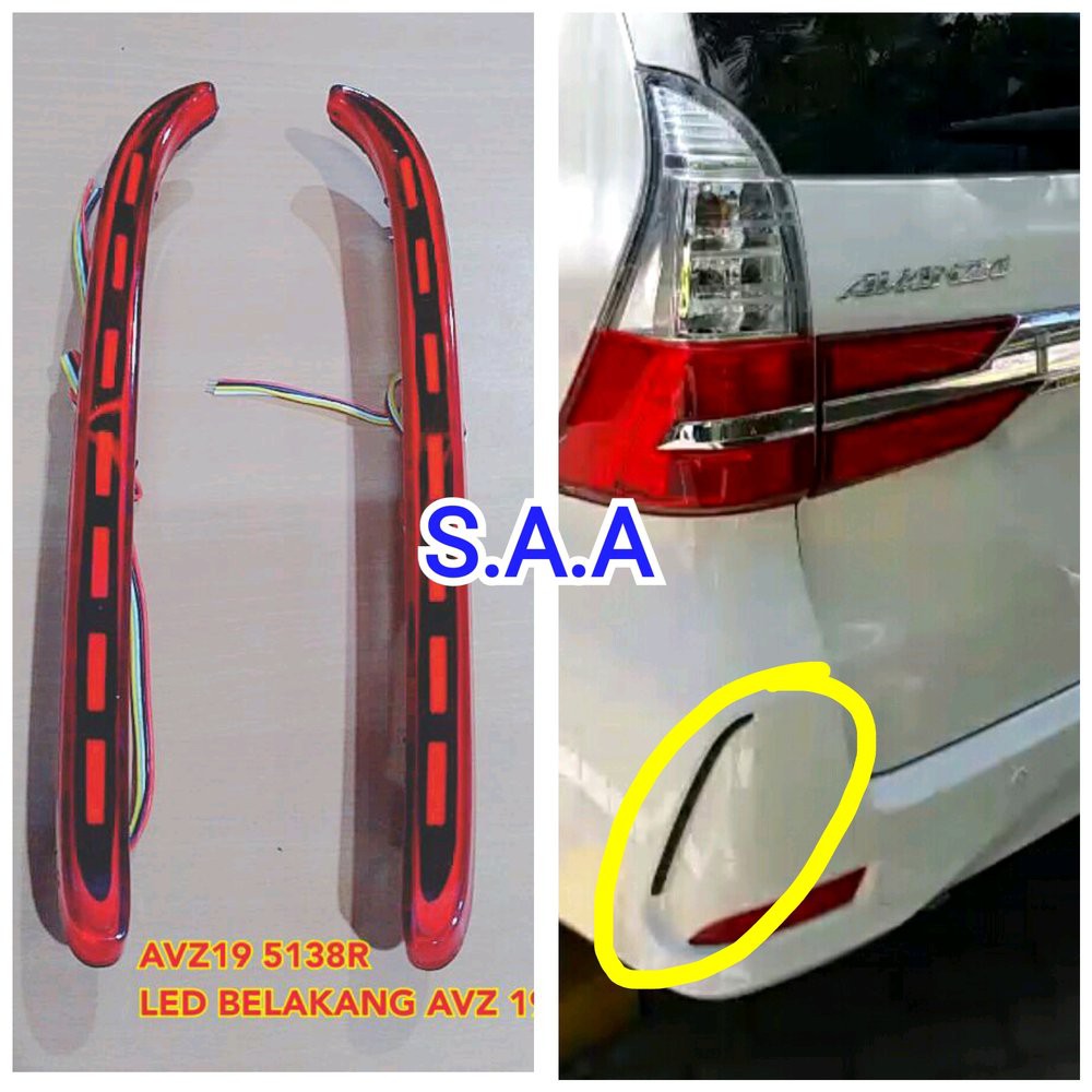 Lampu Belakang Avanza Xenia 2019 Reflektor All New Avanza Berdiri