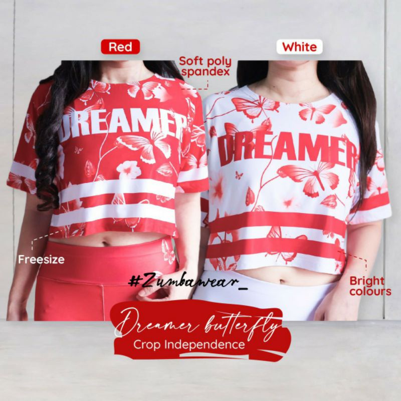 DREAMER BUTTERFLY CROP INDEPENDENCE