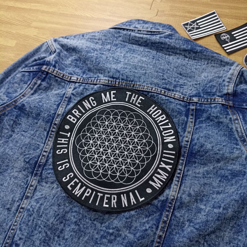 BACKPATCH EMBLEM BMTH BIG SIZE SATU SET BEST QUALITY