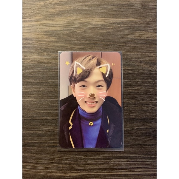 photocard jisung my first and last