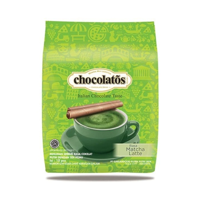 

GERY CHOCOLATOS CHOCOLATE / MATCHA DRINK 25GR 10'S