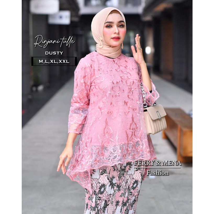SET TULLE RIJANI//SETELAN  KEBAYA WISUDA WANITA//KEBAYA WISUDA//KEBAYA BRUKAT