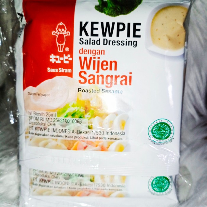 

Kewpie salad dressing wijen sachet