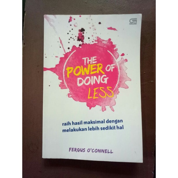 Preloved Buku The Power of Doing Less