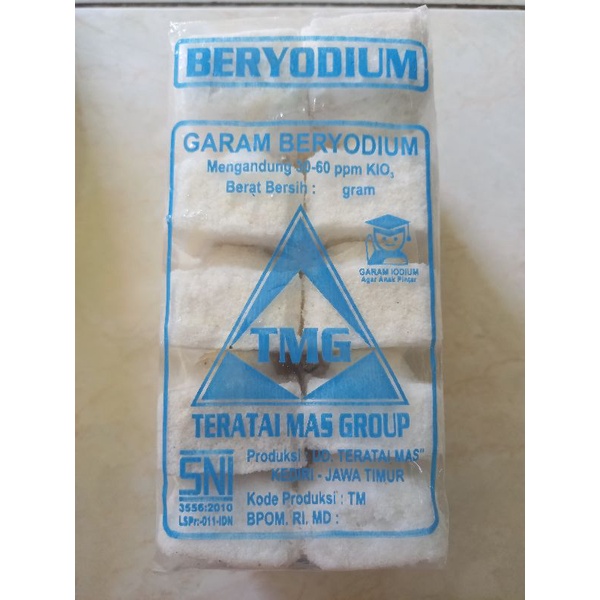 Garam Bata Atau Garam Bricket Beryodium Isi 20 Biji Ukuran Kecil Asli Kediri