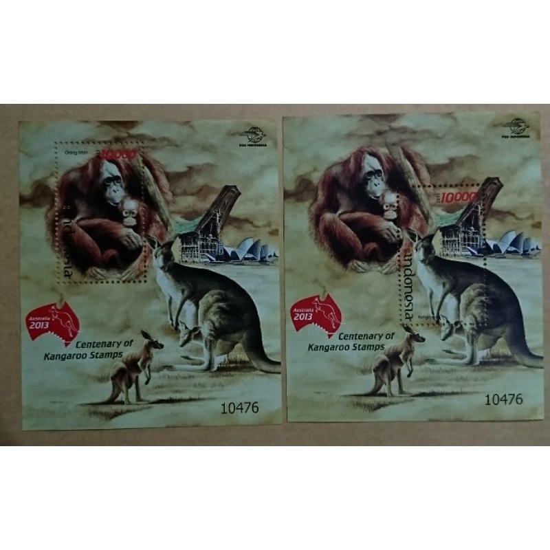 

Souvenir Sheet Indonesia World Stamp Exhibition Australia 2013