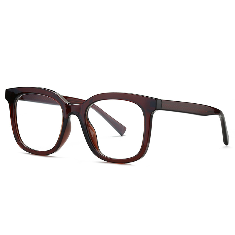 【YUZHU】COD TR90 Anti-blue Light Oversized Frame Kacamata Dekoratif Fashion