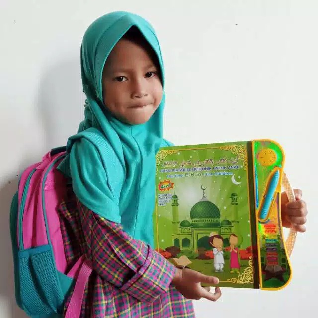 GAGANG LAMPU MAGIC BOOK 4 BAHASA SMARTBOOK 4 IN 1 EBOOK MUSLIM 4 BHS LAMPU LED COVER TEBAL