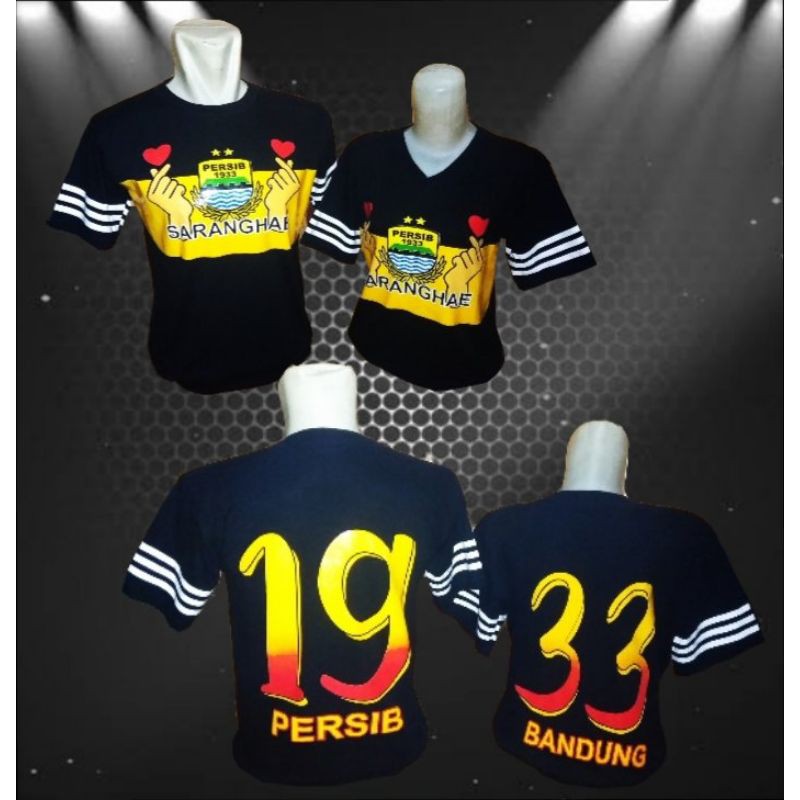 Geser foto Kaos persib couple bisa request nama sendiri