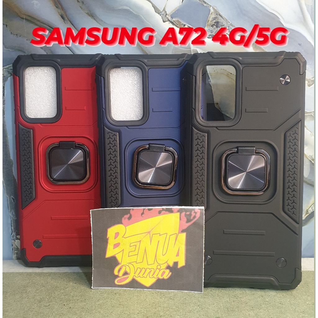 CASE SAMSUNG A72 4G/5G - CASE SPIGEN THUNDER PLUS RING STAND SAMSUNG A72 4G/5G - BD