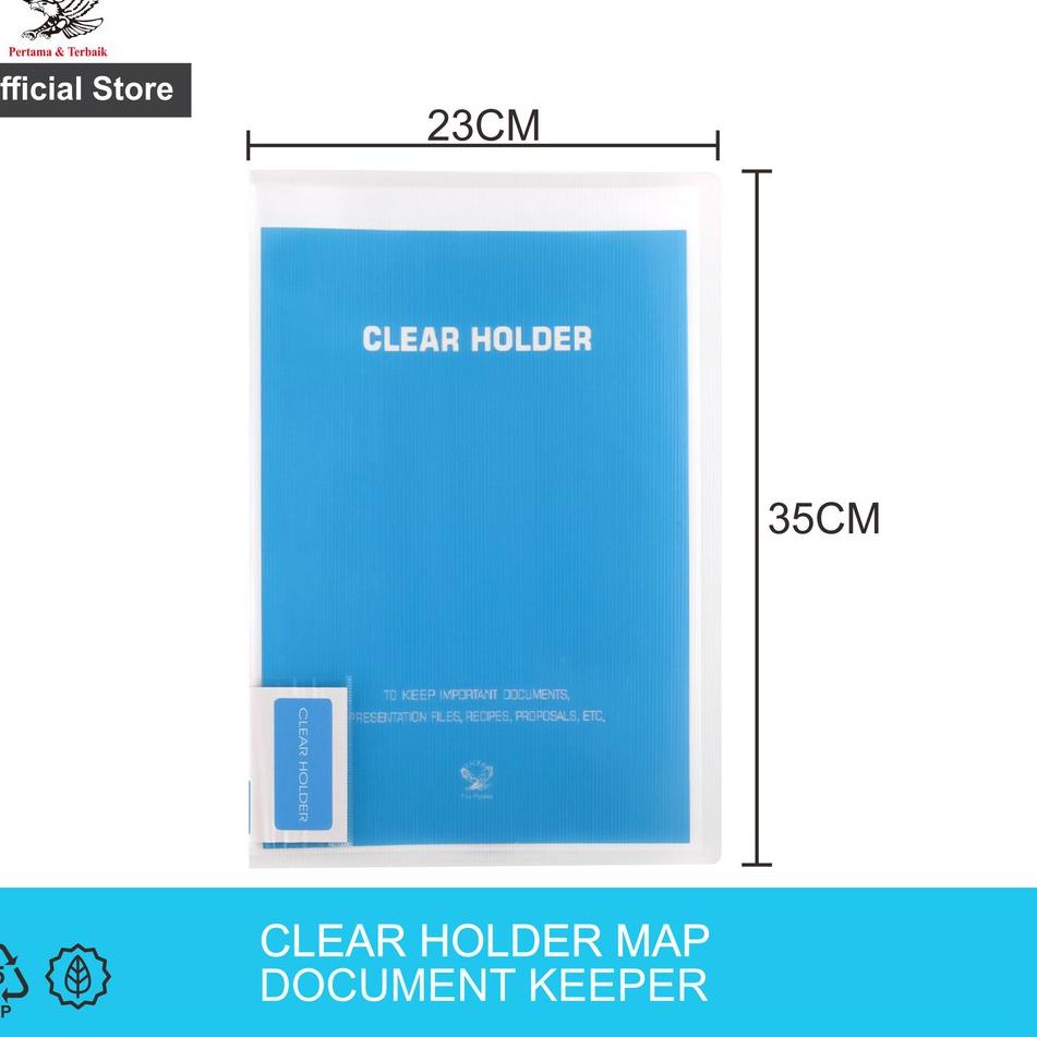 

Harga Terbaik Clear Holder / Dokument Keeper / Display Book / Document Keeper Warna Neon EAGLE F4/FC 40 Pocket