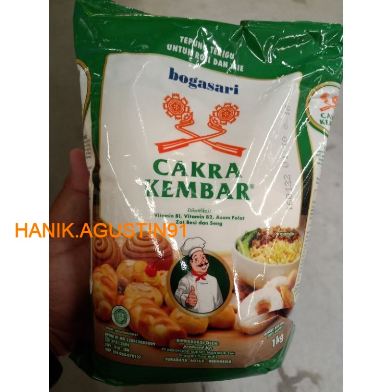 

TEPUNG TERIGU CAKRA KEMBAR BOGASARI 1KG