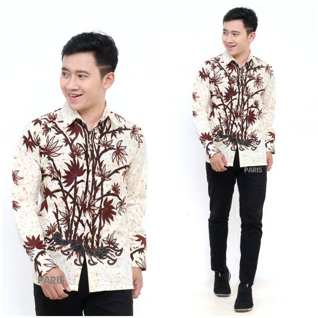 KEMEJA BATIK PRIA LENGAN PANJANG UNGGUL JAYA
