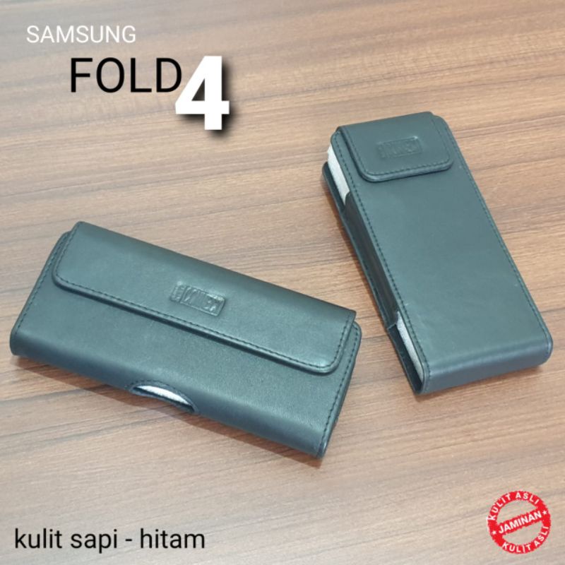 Sarung fold 4-5 kulit asli