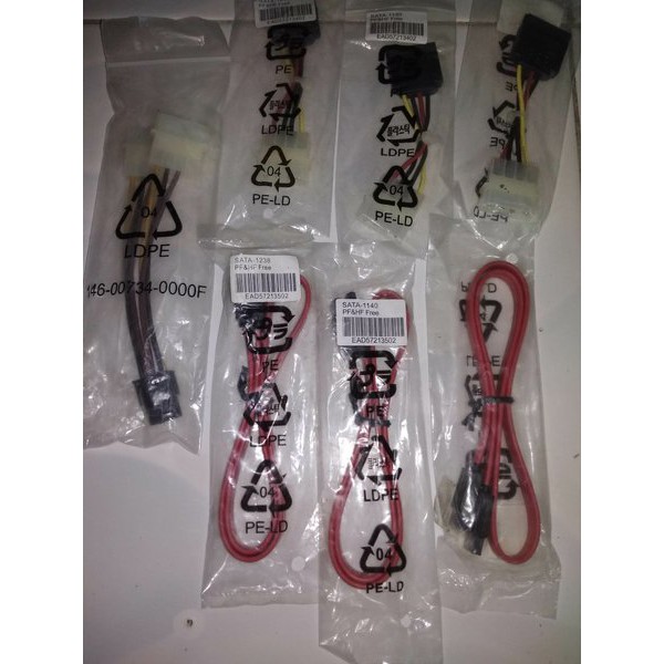 Order Langsung Paket kabel sata-power 3pcs dan kabel 6pin power vga Limited