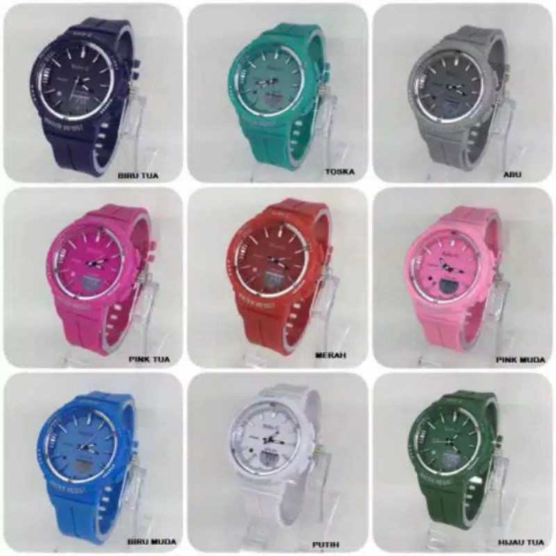 (Cod)Jam Tangan Wanita Baby-C Strap Rubber(Dikirim Jakarta)