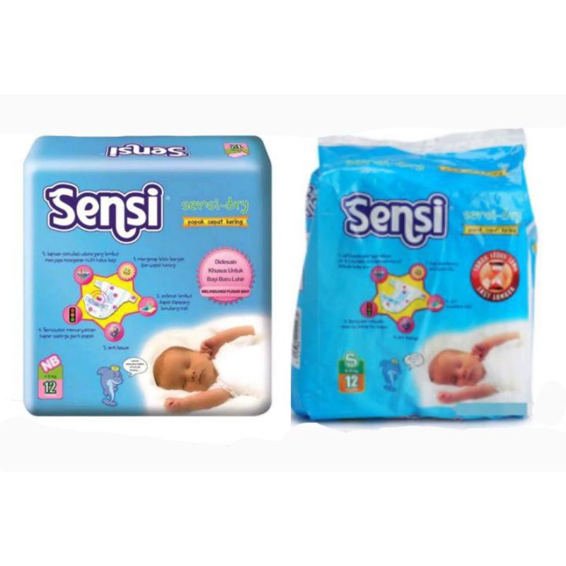 Sensi Popok Bayi New Born Tipe Perekat NB12 / S12