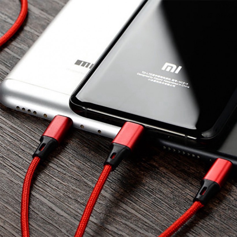 3 in 1 Kabel Charger Micro USB Tipe C Untuk iphone