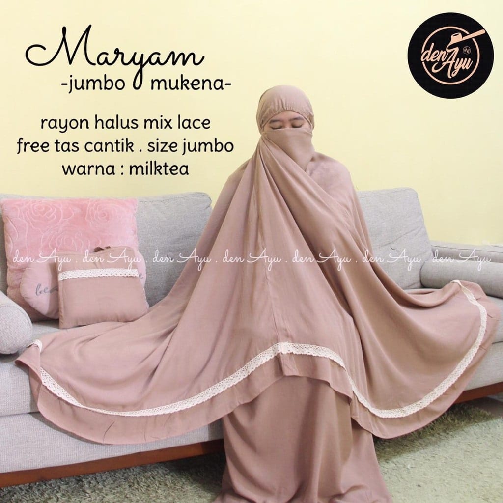 MUKENA MARYAM JUMBO/MUKENA SIMPEL POLOS