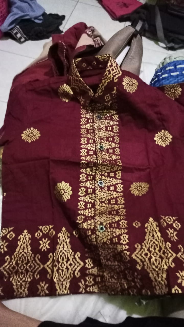 Maura Couple - Sania Ruffle Batik Couple Ori Ndoro Jawi -  Batik Modern Pekalongan