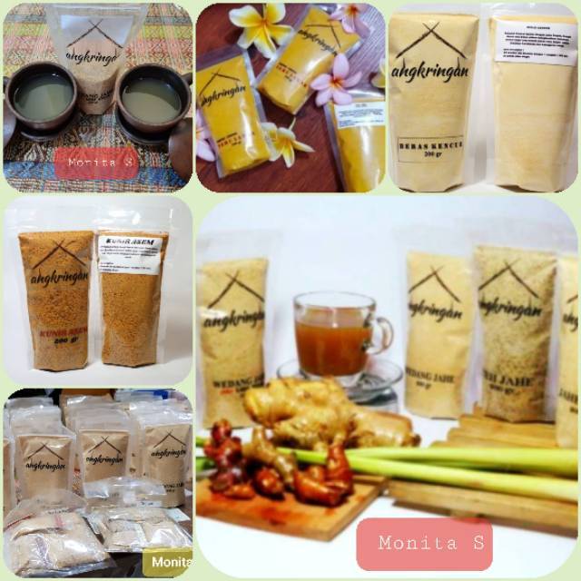 

ANGKRINGAN :Wedang Jahe, Empon Dhe's, Temulawak, Beras Kencur, Kunir Asem, Kunyit Putih @ 200 gr