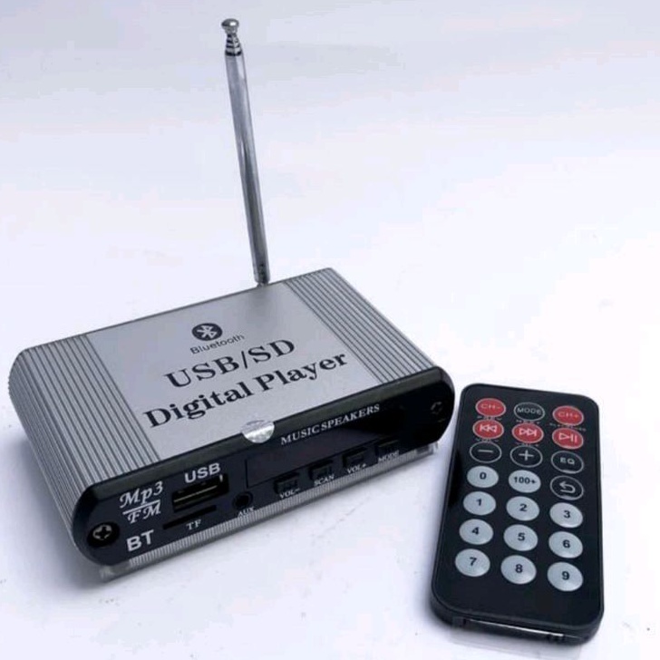DIGITAL PLAYER BLUETOOTH MP3/USB SD FM RADIO MP3 PLAYER BT MOBIL/RUMAH