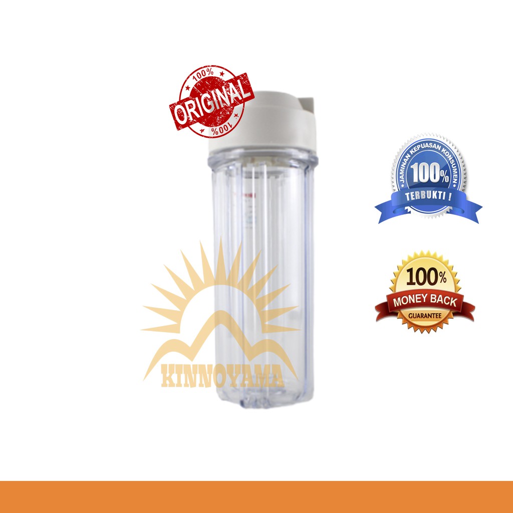 Housing Filter Air Nanotec 10&quot; Clear Drat 1/4&quot;