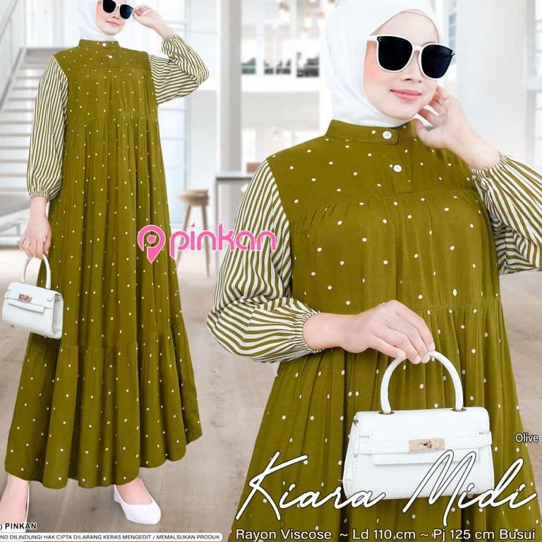 VITARA KIARA DERISA #1 #2 LIDIA STELA #2 #3 MIDI - DRESS BUSUI LD 110 - GAMIS MUSLIMAH - GAMIS KATUN