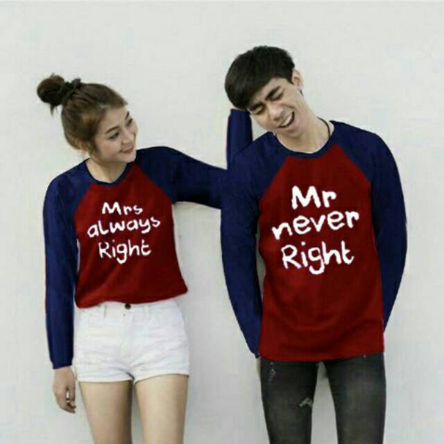 Kaoscouple Lengan Panjang Couple  Terbaru Sweater Pasangan 