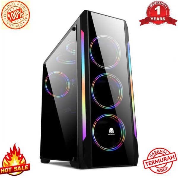 Terlaris Mantaaap PC Gaming Ryzen 5 3600X/RX 570 8GB/16GB DDR 4 Full RGB