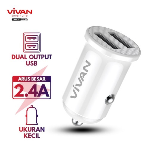 Vivan VCC01 Car Charger 2.4A